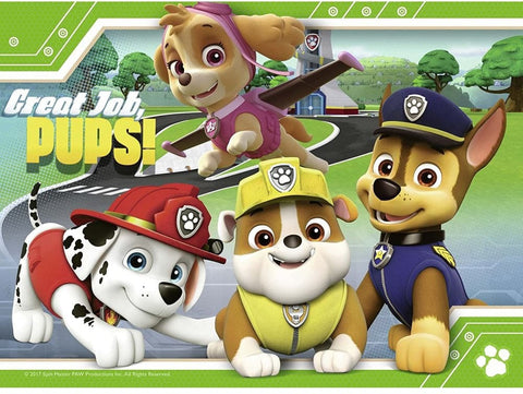 Paw Patrol 4 in Box (12, 16, 20, 24 Pieces) Jigsaw Puzzles-13-99 Piece Jigsaw, Gifts For 2-3 Years Old, Gifts For 3-5 Years Old, Paw Patrol, Ravensburger Jigsaws-Learning SPACE