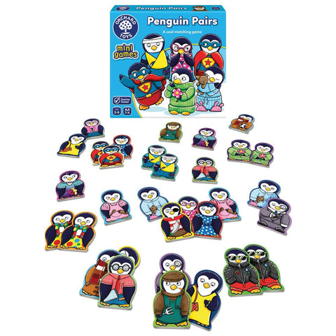 Penguin Pairs Mini Game-Early years Games & Toys, Early Years Maths, Gifts For 2-3 Years Old, Gifts For 3-5 Years Old, Maths, Memory Pattern & Sequencing, Orchard Toys, Primary Games & Toys, Primary Maths, Primary Travel Games & Toys-Learning SPACE