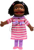 People Puppet Buddy - Girl (Dark Skin Tone)-communication, Communication Games & Aids, Helps With, Imaginative Play, Neuro Diversity, Primary Literacy, Puppets & Theatres & Story Sets, Role Play, Stock, The Puppet Company-Learning SPACE