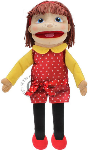 People Puppet Buddy - Girl (Light Skin Tone)-communication, Communication Games & Aids, Helps With, Imaginative Play, Neuro Diversity, Primary Literacy, Puppets & Theatres & Story Sets, Role Play, Stock, The Puppet Company-Learning SPACE