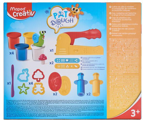 Play Dough - 4 Tubs and 12 Accessories-Art Materials, Arts & Crafts, Baby Arts & Crafts, Christmas 2024, Craft Activities & Kits, Early Arts & Crafts, Maped Stationery, Messy Play, Modelling Clay, Primary Arts & Crafts-Learning SPACE