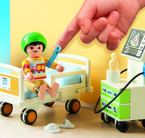 Playmobil® Children's Hospital Room-Fire. Police & Hospital, Games & Toys, Gifts For 3-5 Years Old, Imaginative Play, Playmobil, Primary Games & Toys, Small World-Learning SPACE