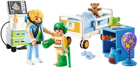 Playmobil® Children's Hospital Room-Fire. Police & Hospital, Games & Toys, Gifts For 3-5 Years Old, Imaginative Play, Playmobil, Primary Games & Toys, Small World-Learning SPACE