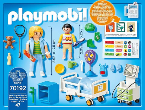 Playmobil® Children's Hospital Room-Fire. Police & Hospital, Games & Toys, Gifts For 3-5 Years Old, Imaginative Play, Playmobil, Primary Games & Toys, Small World-Learning SPACE