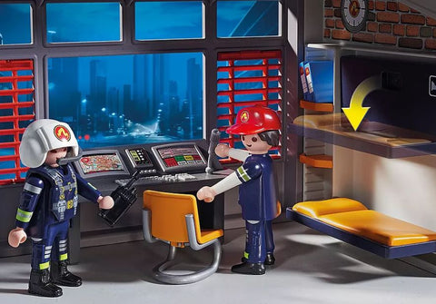 Playmobil® Fire Station-Cars & Transport, Fire. Police & Hospital, Games & Toys, Gifts For 3-5 Years Old, Imaginative Play, Playmobil, Primary Games & Toys, Small World-Learning SPACE