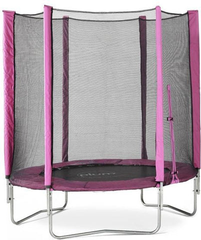 Plum® 6ft Junior Trampoline & Enclosure-ADD/ADHD, Matrix Group, Neuro Diversity, Plum Play, Plum Products Ltd, Seasons, Summer, Trampolines-Pink-Learning SPACE