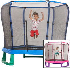 Plum® 7ft Junior Jumper Springsafe® Trampoline & Enclosure-ADD/ADHD, Matrix Group, Neuro Diversity, Plum Play, Plum Products Ltd, Seasons, Summer, Trampolines-Learning SPACE