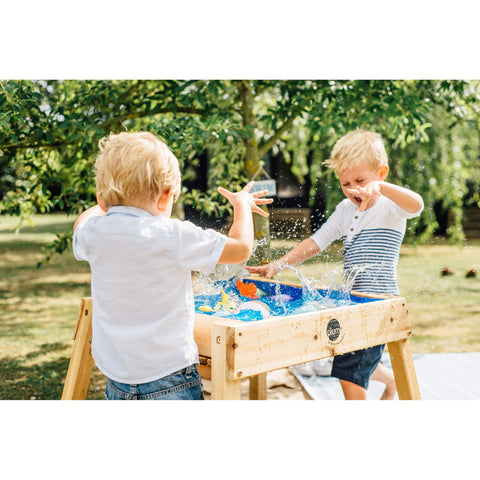 Plum® Build & Splash Wooden Sand & Water Table-Messy Play, Outdoor Play, Outdoor Sand & Water Play, Plum Play, Plum Products Ltd, Sand & Water, Summer-Learning SPACE