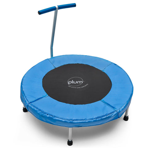 Plum® Junior Bouncer-Baby Jumper, Bounce, Bounce & Spin, Plum Products Ltd, Trampoline-Blue-Learning SPACE