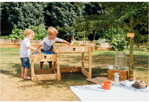 Plum® Sandy Bay Wooden Play Tables-Eco Friendly, Messy Play, Outdoor Sand & Water Play, Plum Play, S.T.E.M, Sand, Sand & Water, Sand Pit, Science Activities, Seasons, Sensory Garden, Stock, Summer, Table-Learning SPACE