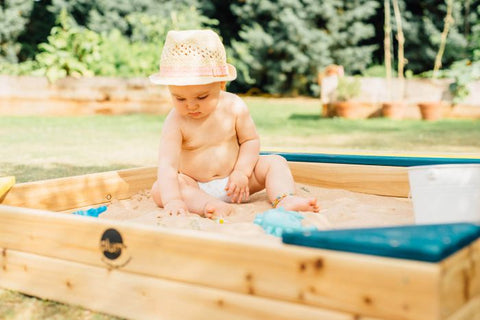 Plum® Store-It Wooden Sand Pit-Christmas, Eco Friendly, Outdoor Sand & Water Play, Outdoor Sand Pits, Playground Equipment, Plum Play, S.T.E.M, Sand, Science Activities, Seasons, Stock, Summer-Learning SPACE