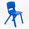 Postura+ One Piece Chair (Ages 11-13)-Classroom Chairs, Seating, Wellbeing Furniture-Ink Blue-Learning SPACE