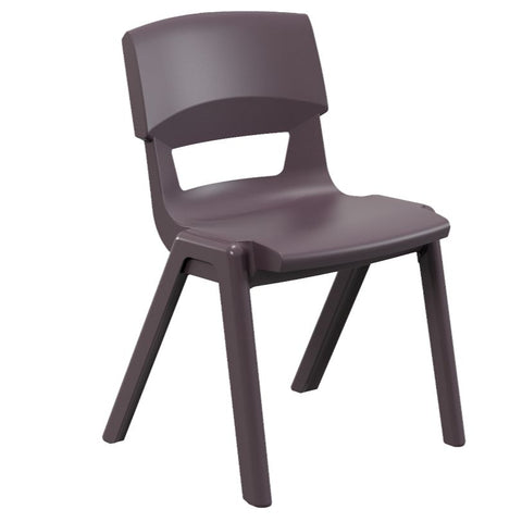 Postura+ One Piece Chair (Ages 11-13)-Classroom Chairs, Seating, Wellbeing Furniture-Purple Haze-Learning SPACE