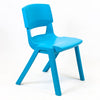 Postura+ One Piece Chair (Ages 14-18)-Classroom Chairs, Seating, Wellbeing Furniture-Aqua Blue-Learning SPACE