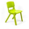 Postura+ One Piece Chair (Ages 14-18)-Classroom Chairs, Seating, Wellbeing Furniture-Lime Zest-Learning SPACE