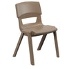 Postura+ One Piece Chair (Ages 14-18)-Classroom Chairs, Seating, Wellbeing Furniture-Misty Brown-Learning SPACE