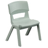 Postura+ One Piece Chair (Ages 3-4)-Classroom Chairs, Seating, Toddler Seating, Wellbeing Furniture-Hazy Jade-Learning SPACE