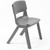 Postura+ One Piece Chair (Ages 4-5)-Classroom Chairs, Seating, Wellbeing Furniture-Iron Grey-Learning SPACE