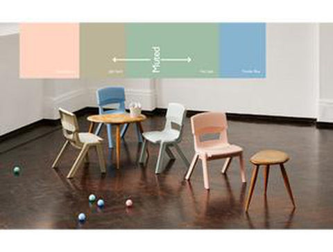 Postura+ One Piece Chair (Ages 6-7)-Chairs-Classroom Chairs, Seating, Wellbeing Furniture-Learning SPACE