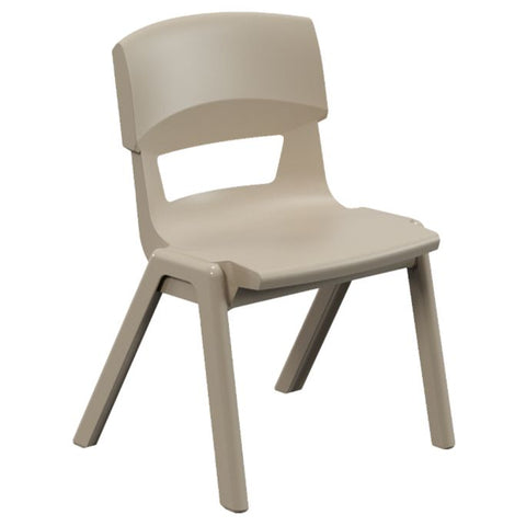 Postura+ One Piece Chair (Ages 6-7)-Chairs-Classroom Chairs, Seating, Wellbeing Furniture-Light Sand-Learning SPACE