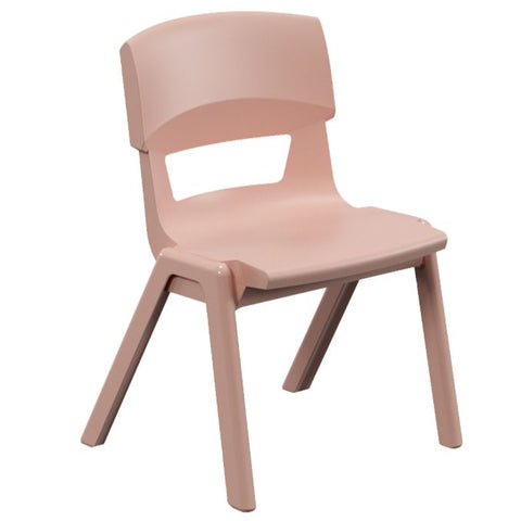 Postura+ One Piece Chair (Ages 6-7)-Chairs-Classroom Chairs, Seating, Wellbeing Furniture-Rose-Learning SPACE