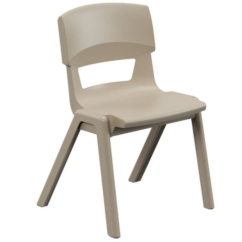 Postura+ One Piece Chair (Ages 8-10)-Classroom Chairs, Seating, Wellbeing Furniture-Light Sand-Learning SPACE