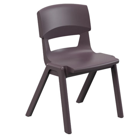 Postura+ One Piece Chair (Ages 8-10)-Classroom Chairs, Seating, Wellbeing Furniture-Purple Haze-Learning SPACE