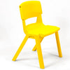 Postura+ One Piece Chair (Ages 8-10)-Classroom Chairs, Seating, Wellbeing Furniture-Sun Yellow-Learning SPACE