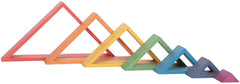 Rainbow Architect Stacking Triangles - Pk7 - Great for Montessori and Nurture Rooms-Building Blocks, Early years Games & Toys, Early Years Maths, Maths, Memory Pattern & Sequencing, Nurture Room, Primary Maths, Shape & Space & Measure, Stacking Toys & Sorting Toys, Stock, TickiT-Learning SPACE