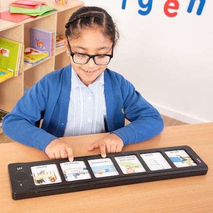 Recordable Talking Panel-Calmer Classrooms, communication, Communication Games & Aids, Neuro Diversity, Planning And Daily Structure, Primary Literacy, PSHE, Schedules & Routines, Stock, Talking Buttons & Buzzers, TTS Toys-Learning SPACE