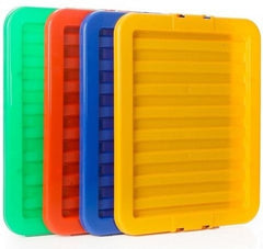 Red 30L Plastic Storage Box with Lid!-Stock, Storage, Storage Bins & Baskets, Wellbeing Furniture-Learning SPACE