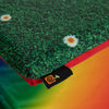 Reversible Rainbow and Daisy Print Folding Mat-Corner & Semi-Circle, Eden Learning Spaces, Mats, Mats & Rugs, Multi-Colour, Rainbow Theme Sensory Room-Learning SPACE