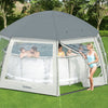 Round Pool Dome, Shelter For Swimming Pool And Hot Tub Spas-Bestway, Hot Tubs, Seasons, Summer, Swimming Pools-Learning SPACE