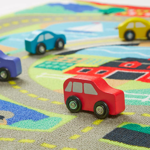 Rug - Round the Town Road-Cars & Transport, Imaginative Play, Mats & Rugs, Rugs, Sensory Flooring, Small World, Stock, Wellbeing Furniture-Learning SPACE