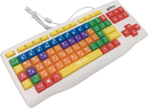 SEN Keyboard - Colour Coded Childrens Keyboard-Calmer Classrooms, Coding, Helps With, Life Skills, S.T.E.M, Stock, Technology & Design-Learning SPACE