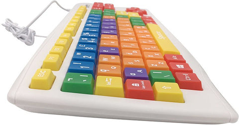 SEN Keyboard - Colour Coded Childrens Keyboard-Calmer Classrooms, Coding, Helps With, Life Skills, S.T.E.M, Stock, Technology & Design-Learning SPACE