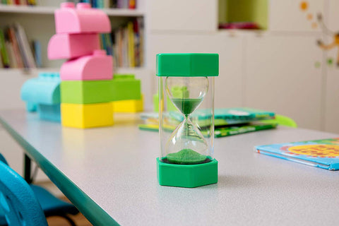 Medium Sand Timer - 1 Minute Green-AllSensory, Back To School, Maths, Primary Maths, PSHE, Sand Timers & Timers, Schedules & Routines, Seasons, Sensory Seeking, Stock, Time, Visual Sensory Toys-Learning SPACE