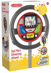 Sat Nav Steering Wheel - Pretend Play-Additional Need, Calmer Classrooms, Casdon Toys, Fine Motor Skills, Gifts for 5-7 Years Old, Helps With, Imaginative Play, Pretend play-Learning SPACE