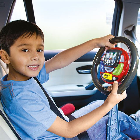 Sat Nav Steering Wheel - Pretend Play-Additional Need, Calmer Classrooms, Casdon Toys, Fine Motor Skills, Gifts for 5-7 Years Old, Helps With, Imaginative Play, Pretend play-Learning SPACE