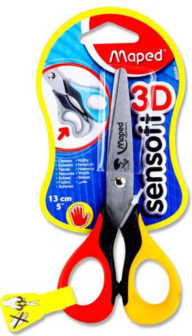 Sensoft Left Handed Scissors-Arts & Crafts, Baby Arts & Crafts, Back To School, Dyslexia, Early Arts & Crafts, Learning Difficulties, Left Handed, Maped Stationery, Neuro Diversity, Primary Arts & Crafts, Primary Literacy, Scissors, Seasons, Stationery, Stock-Learning SPACE