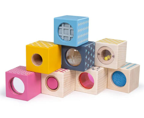 Sensory Blocks-Bigjigs Toys, Building Blocks, Engineering & Construction, Tactile Toys & Books-Learning SPACE