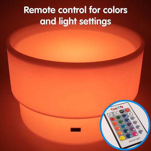 Sensory Mood Discovery Table-Light Boxes, Round, Stock, Table, TickiT, Underwater Sensory Room-Learning SPACE