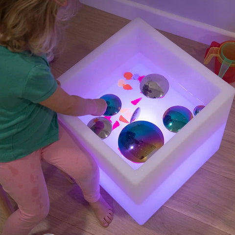 Sensory Mood Play Cube-AllSensory, Calming and Relaxation, Helps With, Lamp, Light Boxes, Sensory Light Up Toys, Sensory Processing Disorder, Sensory Room Lighting, Sensory Seeking, Teenage Lights, TickiT, Visual Sensory Toys-Learning SPACE