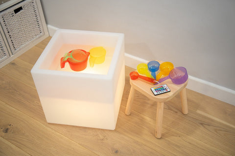 Sensory Mood Play Cube-AllSensory, Calming and Relaxation, Helps With, Lamp, Light Boxes, Sensory Light Up Toys, Sensory Processing Disorder, Sensory Room Lighting, Sensory Seeking, Teenage Lights, TickiT, Visual Sensory Toys-Learning SPACE