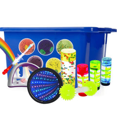 Sensory Play Sense Box - Visual-AllSensory, Calmer Classrooms, Classroom Packs, Helps With, Learning Activity Kits, Sensory, sensory activity, Sensory Boxes, Sensory Processing Disorder, Visual Sensory Toys-Learning SPACE