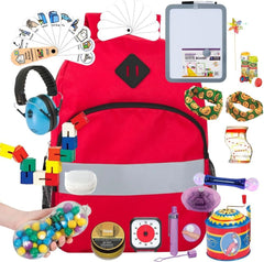 Sensory Processing Backpack-Sensory toy-ADD/ADHD, AllSensory, Calmer Classrooms, Classroom Packs, Helps With, Learning Activity Kits, Neuro Diversity, Noise Reduction, Sensory, sensory activity, Sensory Boxes, Sensory Processing Disorder, Stress Relief, Transitioning and Travel-Learning SPACE