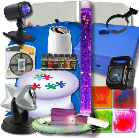 Sensory Room Makeover Package-Sensory toy-AllSensory, Fibre Optic Lighting, Ready Made Sensory Rooms, Sensory Boxes, Sensory Processing Disorder, Stock-Learning SPACE