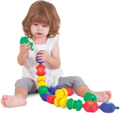 Sensory Snap Beads-Additional Need, AllSensory, Arts & Crafts, Baby & Toddler Gifts, Baby Arts & Crafts, Baby Sensory Toys, Craft Activities & Kits, Early Arts & Crafts, Edushape Toys, Fine Motor Skills, Gifts For 1 Year Olds, Helps With, Sensory Seeking, Stock, Tactile Toys & Books-Learning SPACE