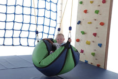 Sensory Therapeutic Swing - Suspended Pear Beanbag-Additional Need, Bean Bags, Bean Bags & Cushions, Calming and Relaxation, Gross Motor and Balance Skills, Hammocks, Helps With, Indoor Swings, Nurture Room, Outdoor Swings, Proprioceptive, Stock, Teen & Adult Swings, Vestibular-Learning SPACE