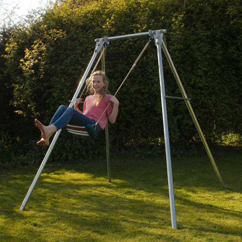 Single Swing Frame-Adapted Outdoor play, Outdoor Swings, Specialised Prams Walkers & Seating, Stock, Teen & Adult Swings-Learning SPACE